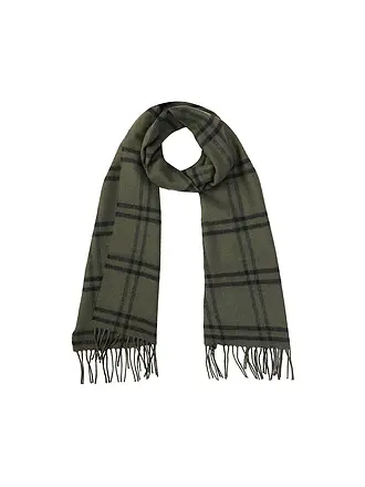 GLOVERALL | Kaschmirschal CAMEL THOMPSON | olive